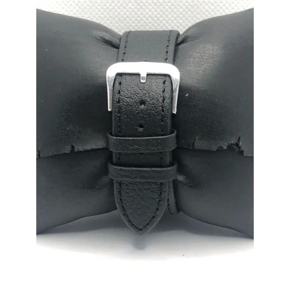 Vince Camuto Unisex Black Leather Digital Black Dial Quartz Genuine Watch OP199